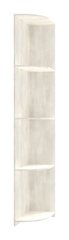 Угловой элемент к шкафу-купе Сити Лайт 30x225x45 Белое дерево (Дорос)
