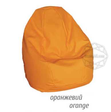 Кресло-груша Гном оранжевый (Мебель Сервис)