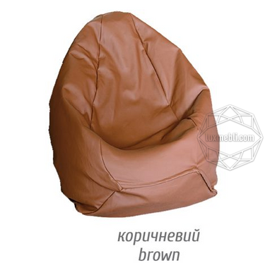 Кресло-груша Гном коричневый (Мебель Сервис)