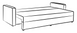 Диван Веста-2 люкс серый (Мебель Сервис)
