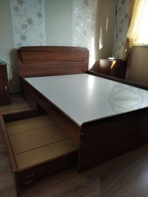 Кровать Классика-140 Орех (Компанит)