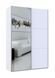 Шкаф-купе G-Caiser 160x240x60 1ДСП/1зеркало Белый/Белый (Дорос)
