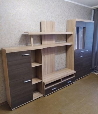 Гостиная Кай NEW Дуб самоа/Ривьера труфель (Мебель Сервис)