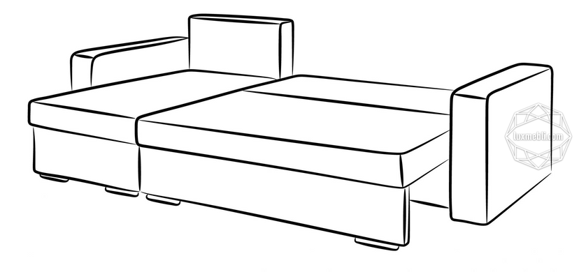 Диван угловой Винцент хуго серый 7(L) (Мебель Сервис)