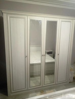 Шафа 4Д Брістоль Ясен сніжний (Меблі Сервіс)