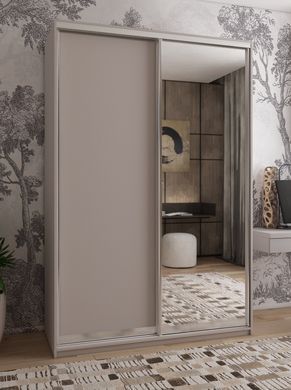 Шкаф-купе Сити Лайт 120x225x45 1ДСП/1зеркало Кашемир (Дорос)