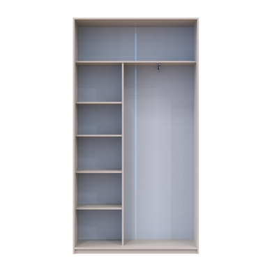 Шкаф-купе Сити Лайт 120x225x45 1ДСП/1зеркало Кашемир (Дорос)