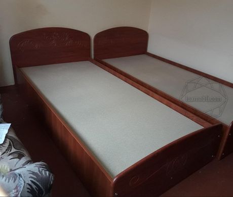 Кровать Нежность-90 МДФ Яблоня (Компанит)
