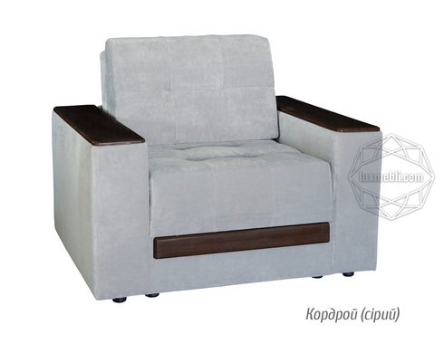 Кресло Орфей кордой серый (Мебель Сервис)