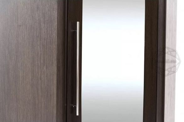 Шкаф угловой с зеркалом Токио Венге (Мебель Сервис)