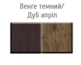 Спальня модульная Вероника Венге темный/Дуб април (Мебель Сервис)