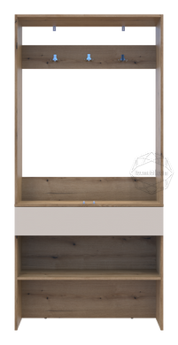 Прихожая «Сплит» Дуб артизан/Кашемир (Дорос)