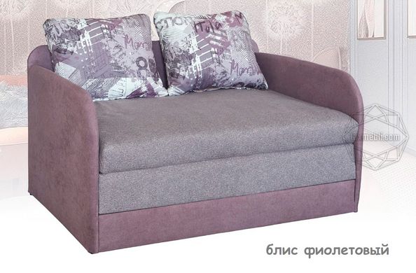 Диван Монако блис фиолетовый (Мебель Сервис)