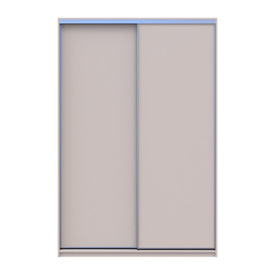 Шкаф-купе Сити Лайт 150x225x45 2ДСП Кашемир (Дорос)