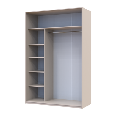 Шкаф-купе Сити Лайт 150x225x45 2ДСП Кашемир (Дорос)