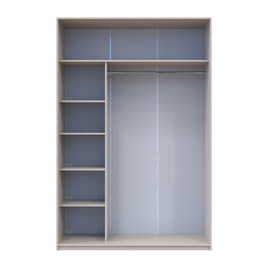 Шкаф-купе Сити Лайт 150x225x45 2ДСП Кашемир (Дорос)