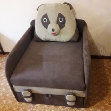Диван детский Юниор Панда мика коричневый (Мебель Сервис)
