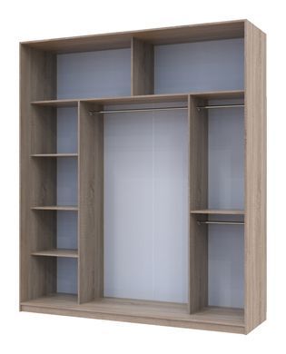 Шкаф-купе Сити 24 208x240x60 3ДСП Дуб сонома (Дорос)