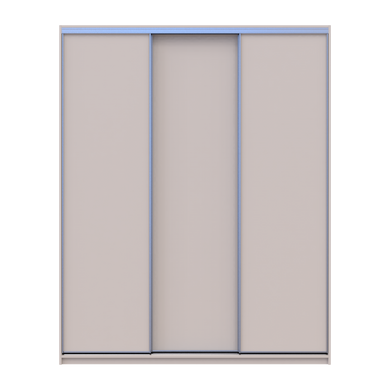 Шкаф-купе Сити Лайт 180x225x60 3ДСП Кашемир (Дорос)