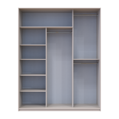 Шкаф-купе Сити Лайт 180x225x60 3ДСП Кашемир (Дорос)