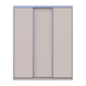 Шкаф-купе Сити Лайт 180x225x60 3ДСП Кашемир (Дорос)