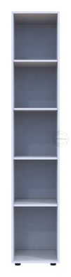 Шкаф для одежды «Гелар с зеркалом» Белый (Дорос)