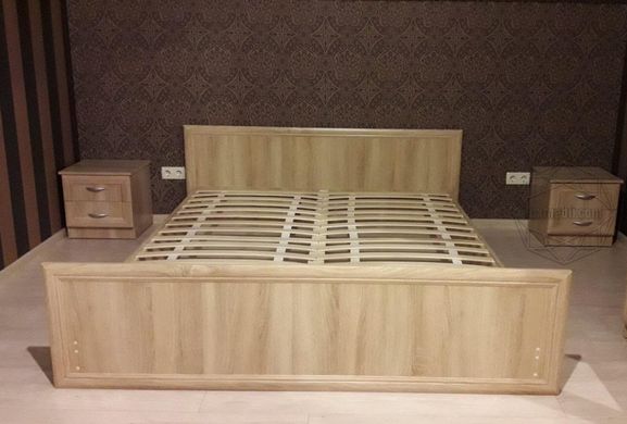 Кровать 160 Соната Дуб самоа (Мебель Сервис)