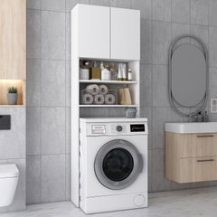 Шкаф для стиральной машины «Лола мини» Белый (Дорос)