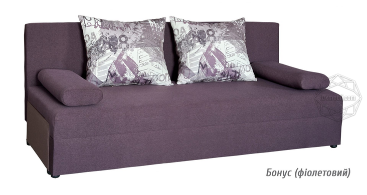 Диван Веста-1 бонус фиолетовый (Мебель Сервис)