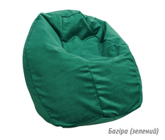Кресло-груша Гном New багира зеленый (Мебель Сервис)