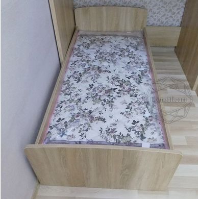 Кровать 90 Валенсия Дуб самоа (Мебель Сервис)