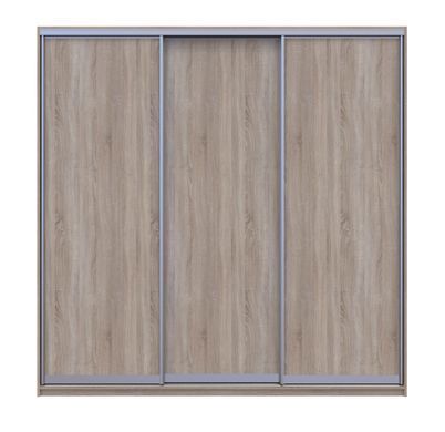 Шкаф-купе Сити Лайт 225x225x60 3ДСП Дуб сонома (Дорос)