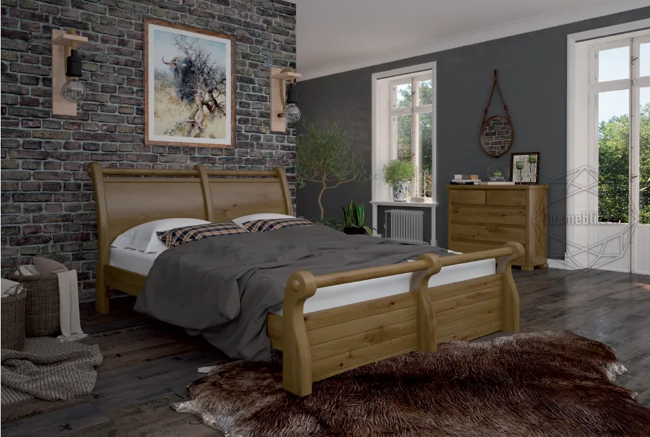 Дерев'яні ліжка 140x200 см