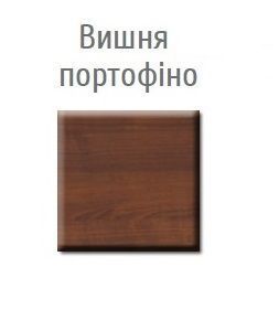 Шафа кутова Даллас Вишня портофіно (Меблі Сервіс)
