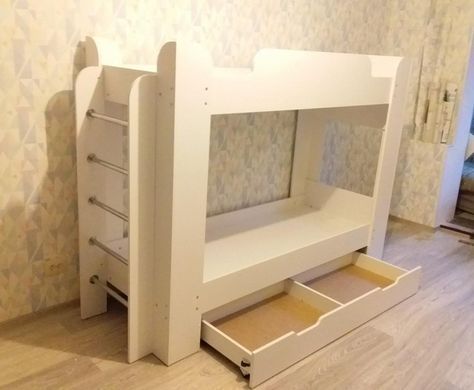 Кровать двухъярусная Твикс Нимфея альба (Компанит)