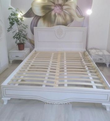 Кровать 160 Милан Белый (Мебель Сервис)