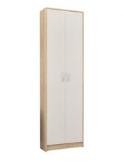 Шкаф 2Д Орион Дуб самоа/Белый (Мебель Сервис)