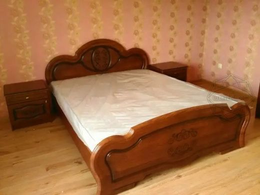 Ліжко 160 Бароко Вишня портофіно (Меблі Сервіс)
