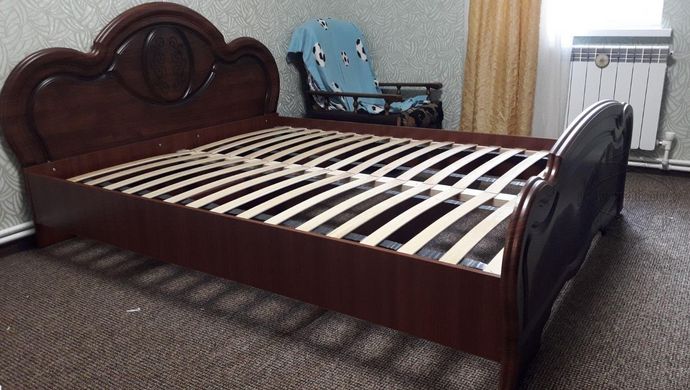 Кровать 160 Барокко Вишня портофино (Мебель Сервис)